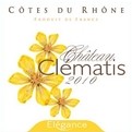 Château Clématis blanc vieilli en fût de chêne