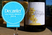 Médaille de Bronze Decanter 2012 sur la cuvée Elégance 2010