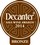Médaille de Bronze Decanter Asia 2014 Château Clématis